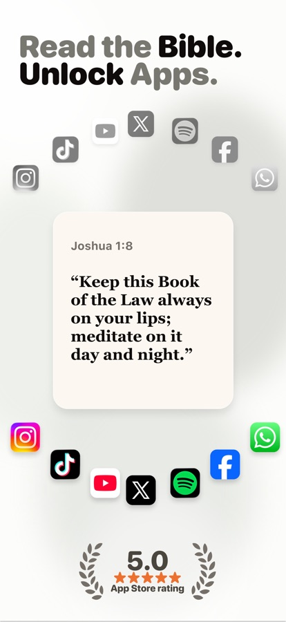 Bible Focus introduction screen